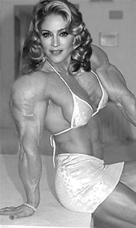 Fakes muscular madonna
 #18423738