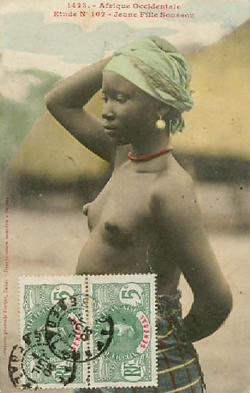 Vintage Afrikanischen Postkarten #7392499