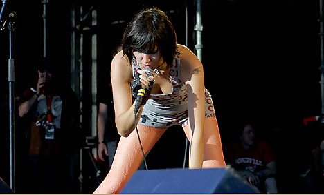 Sexy Asian Karen O. of Yeah Yeah Yeahs rock band #9477744