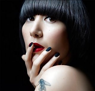 Sexy Asian Karen O. of Yeah Yeah Yeahs rock band #9477793