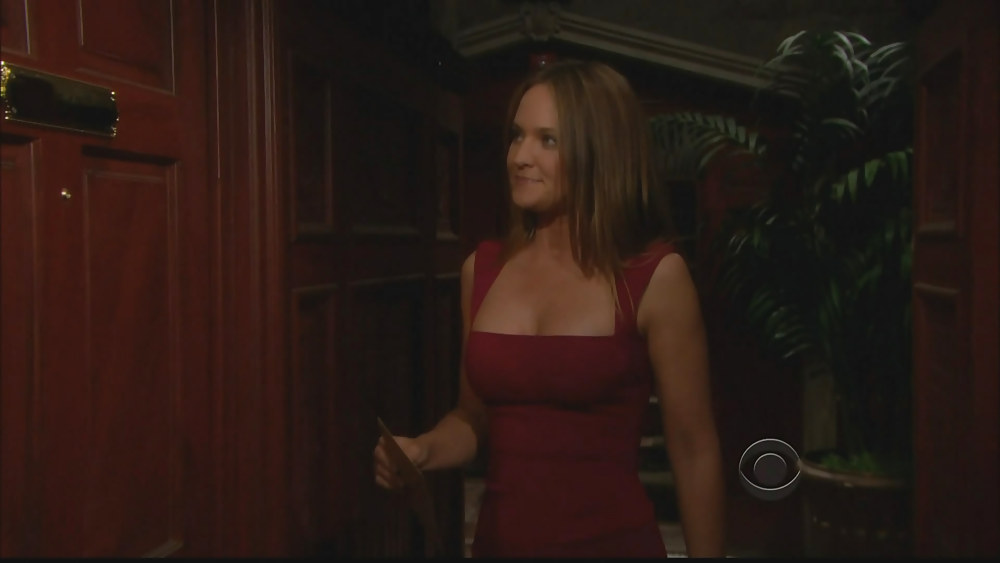 Sexy soap star sharon case stuns in a red dress
 #8539646