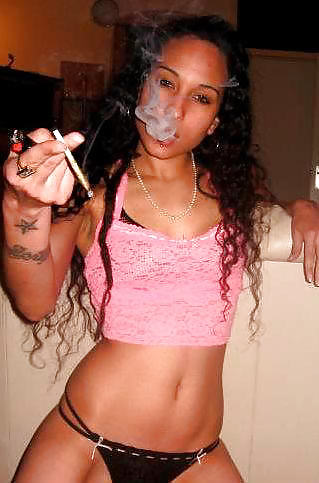 Dirty girls love smoking weed #18933893