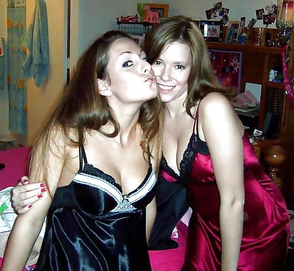 2 or more girls in Satin Nighties #19650419