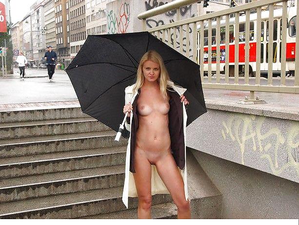 Crazy girls flashing in public places 4 #18524039