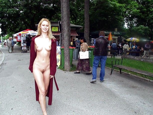 Crazy girls flashing in public places 4 #18524060