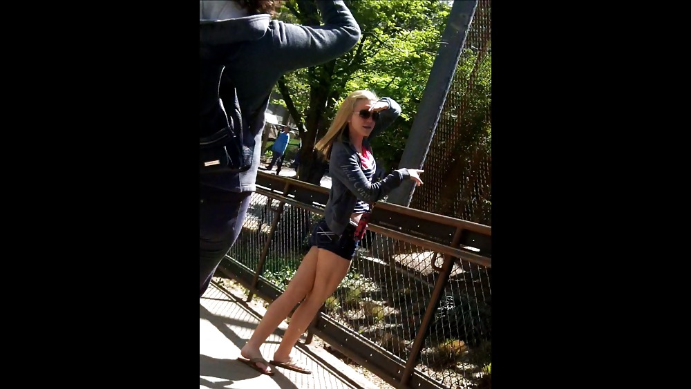 Candid Blonde Puny Hottie