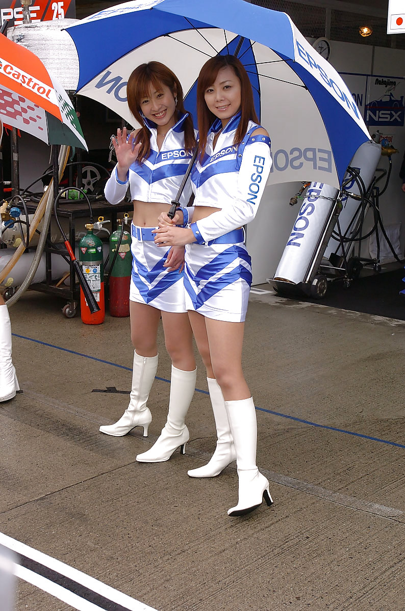 Japanische Grid-Girl-auf Der Strecke (2) #5761011