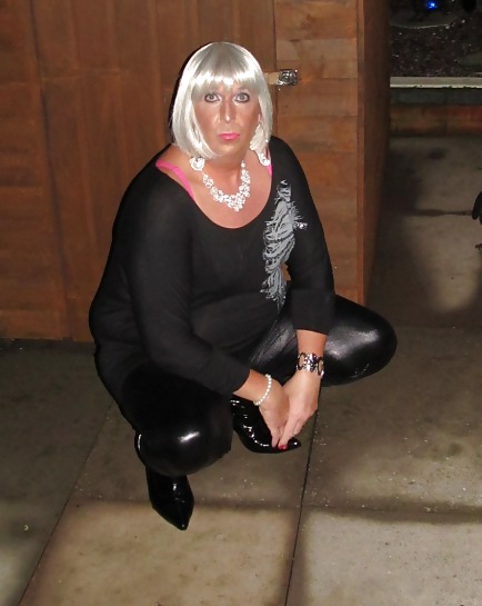 Chrissie in shiny boots #19889887