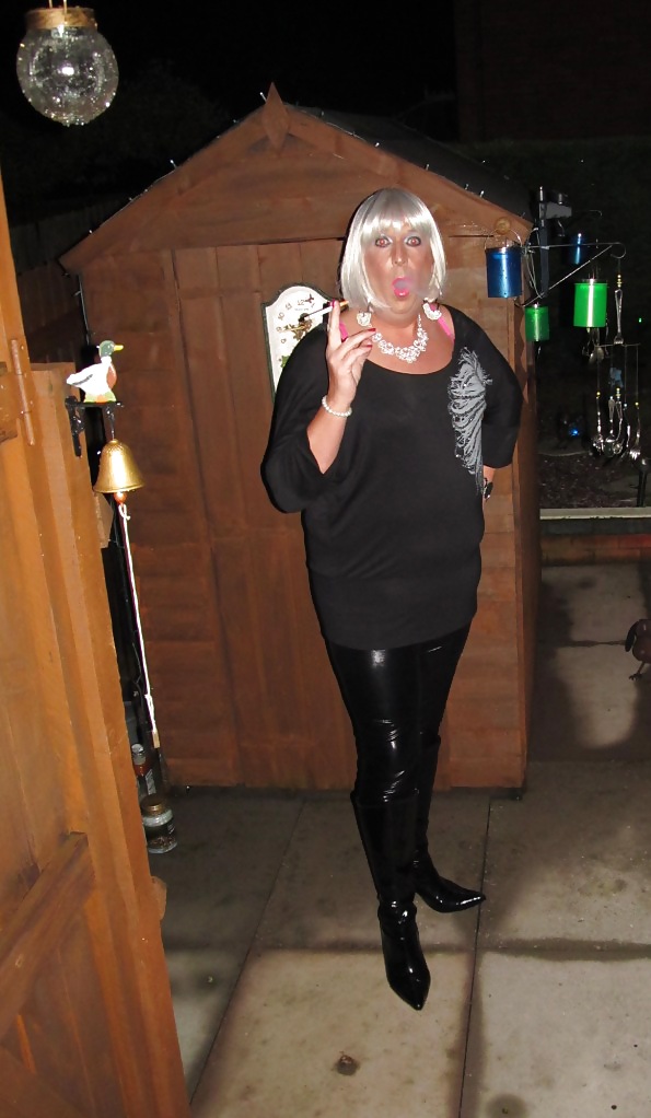 Chrissie in shiny boots #19889897