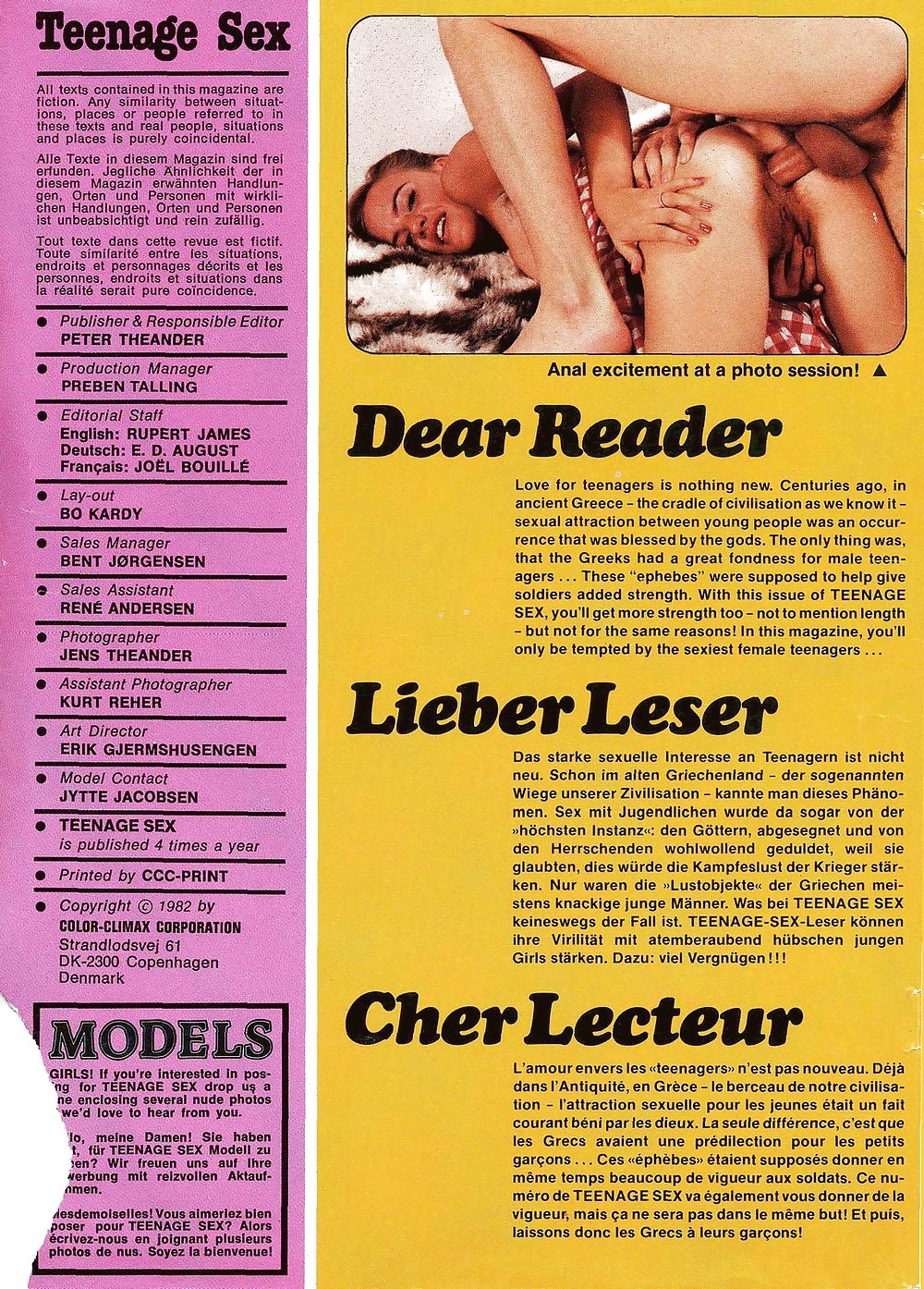 Vintage Zeitschriften Teenager-Sex 23-1982 #2637046