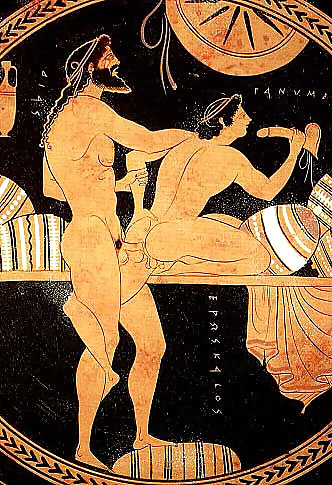 Nude Art on Antique Greek Pottery #5132931