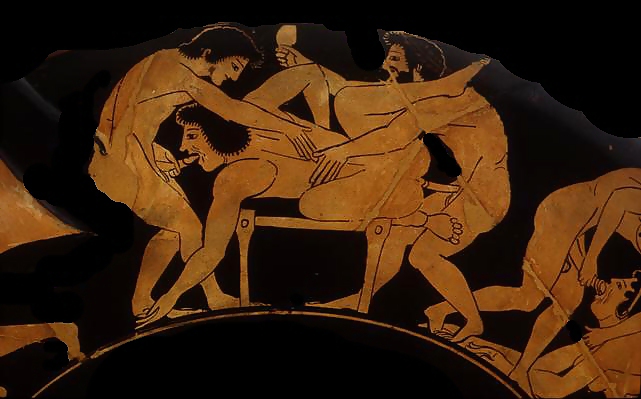 Nude Art on Antique Greek Pottery #5132947