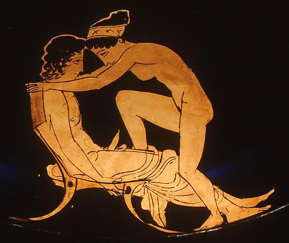 Nude Art on Antique Greek Pottery #5132981