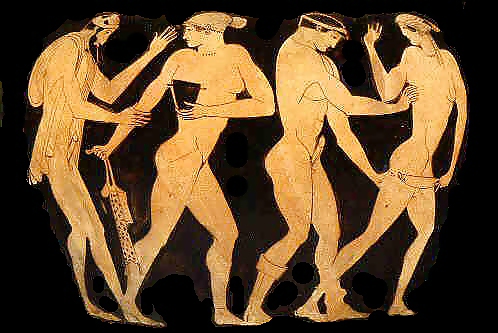 Nude Art on Antique Greek Pottery #5133000