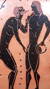 Nude Art on Antique Greek Pottery #5133014