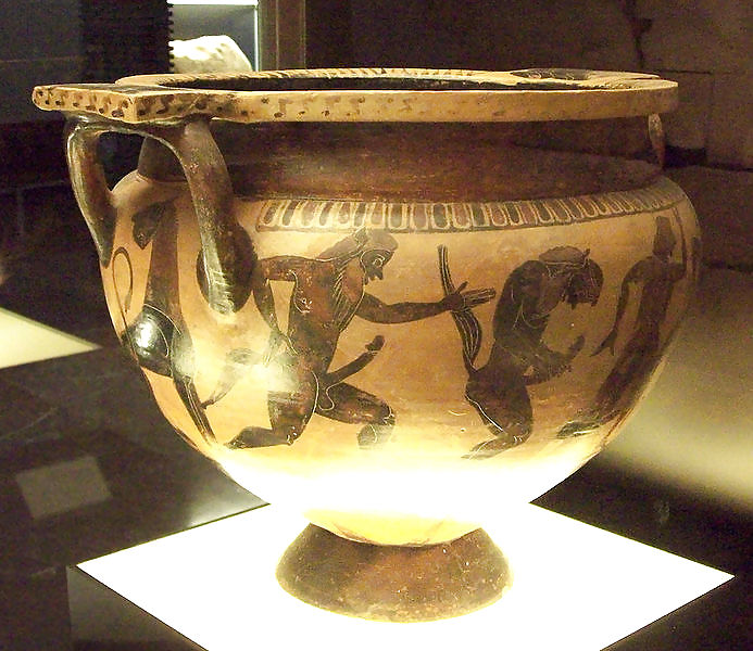 ギリシャのアンティーク陶器に描かれたヌードアート
 #5133085