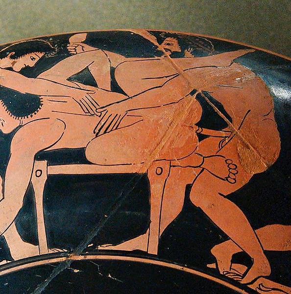 Nude Art on Antique Greek Pottery #5133094