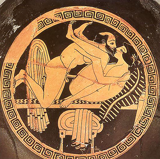 Nude Art on Antique Greek Pottery #5133108