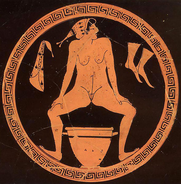 Nude Art on Antique Greek Pottery #5133164