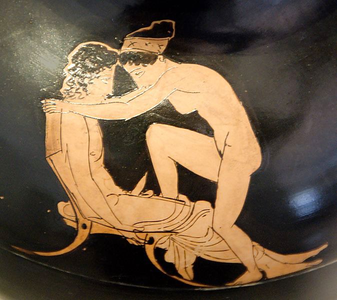 ギリシャのアンティーク陶器に描かれたヌードアート
 #5133173