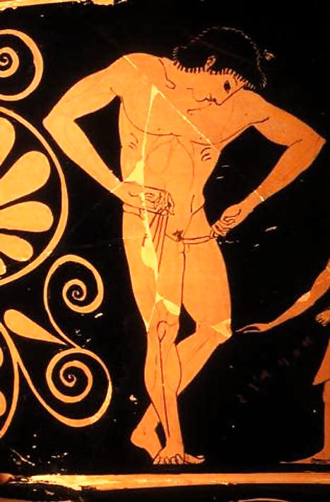 Nude Art on Antique Greek Pottery #5133206