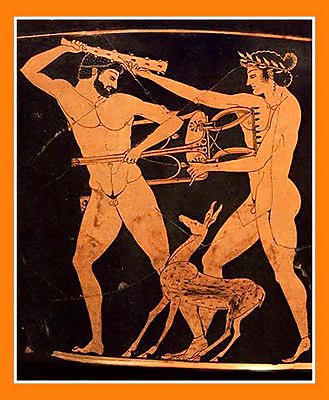 Nude Art on Antique Greek Pottery #5133277