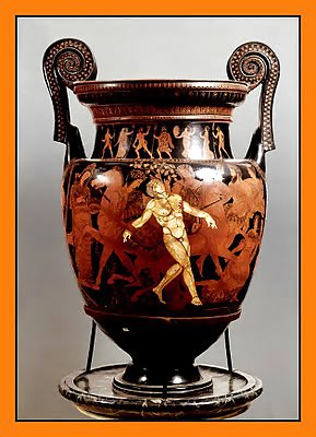 ギリシャのアンティーク陶器に描かれたヌードアート
 #5133284
