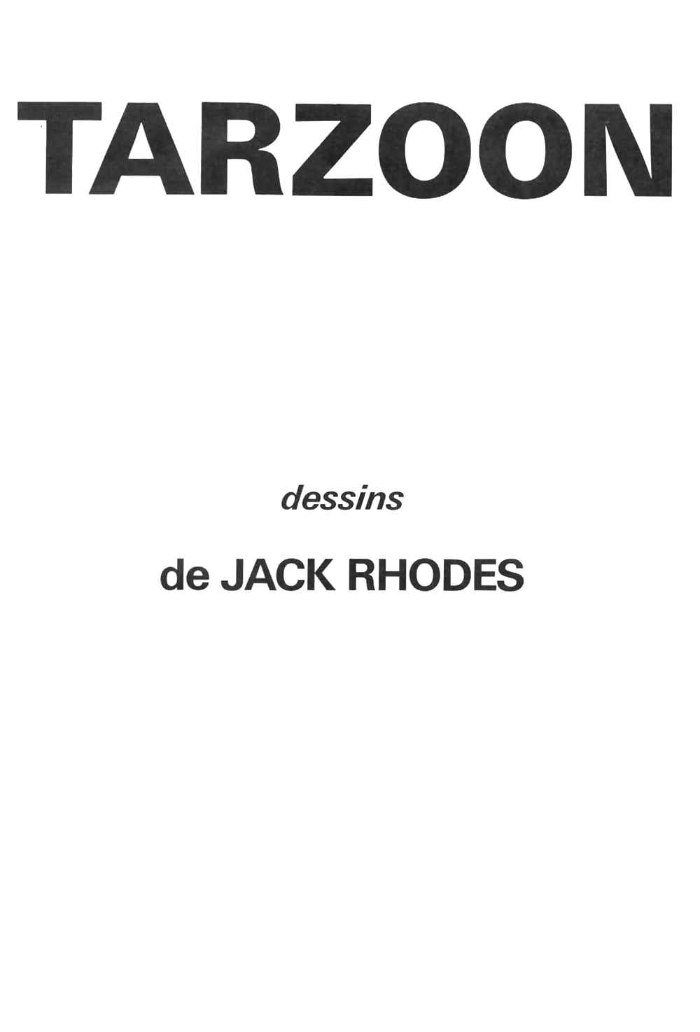 Jack RHODOS - Tarzoon (fr) #18569707