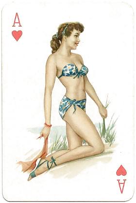 Erotische Spielkarten 2 - Brücke C. 1935 Für Rbr1965 #11068457