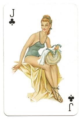 Erotische Spielkarten 2 - Brücke C. 1935 Für Rbr1965 #11068512