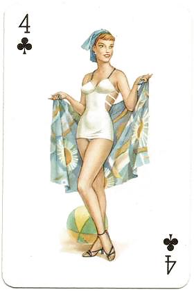 Erotische Spielkarten 2 - Brücke C. 1935 Für Rbr1965 #11068518