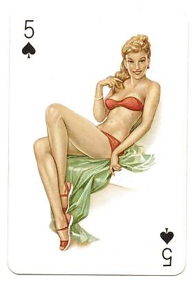 Erotic Playing Cards 2 - Bridge c. 1935 for rbr1965 #11068525