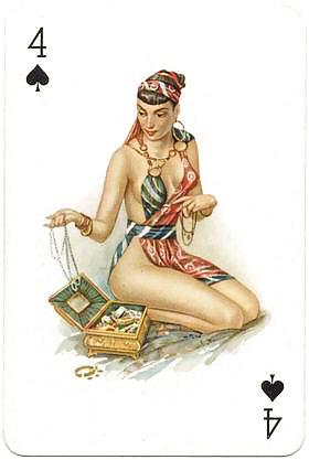 Erotic Playing Cards 2 - Bridge c. 1935 for rbr1965 #11068567