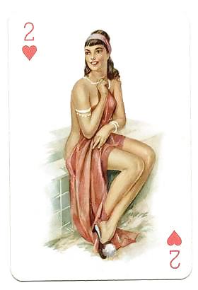 Erotische Spielkarten 2 - Brücke C. 1935 Für Rbr1965 #11068638
