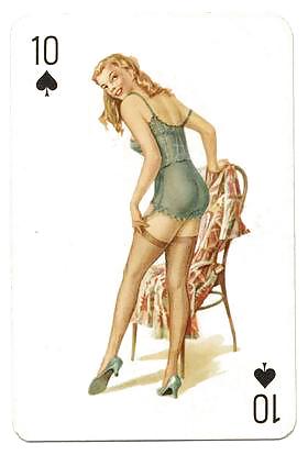 Erotische Spielkarten 2 - Brücke C. 1935 Für Rbr1965 #11068714