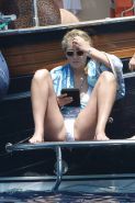 Sharon Stone - Spreading In Bikini (July 24, 2013)