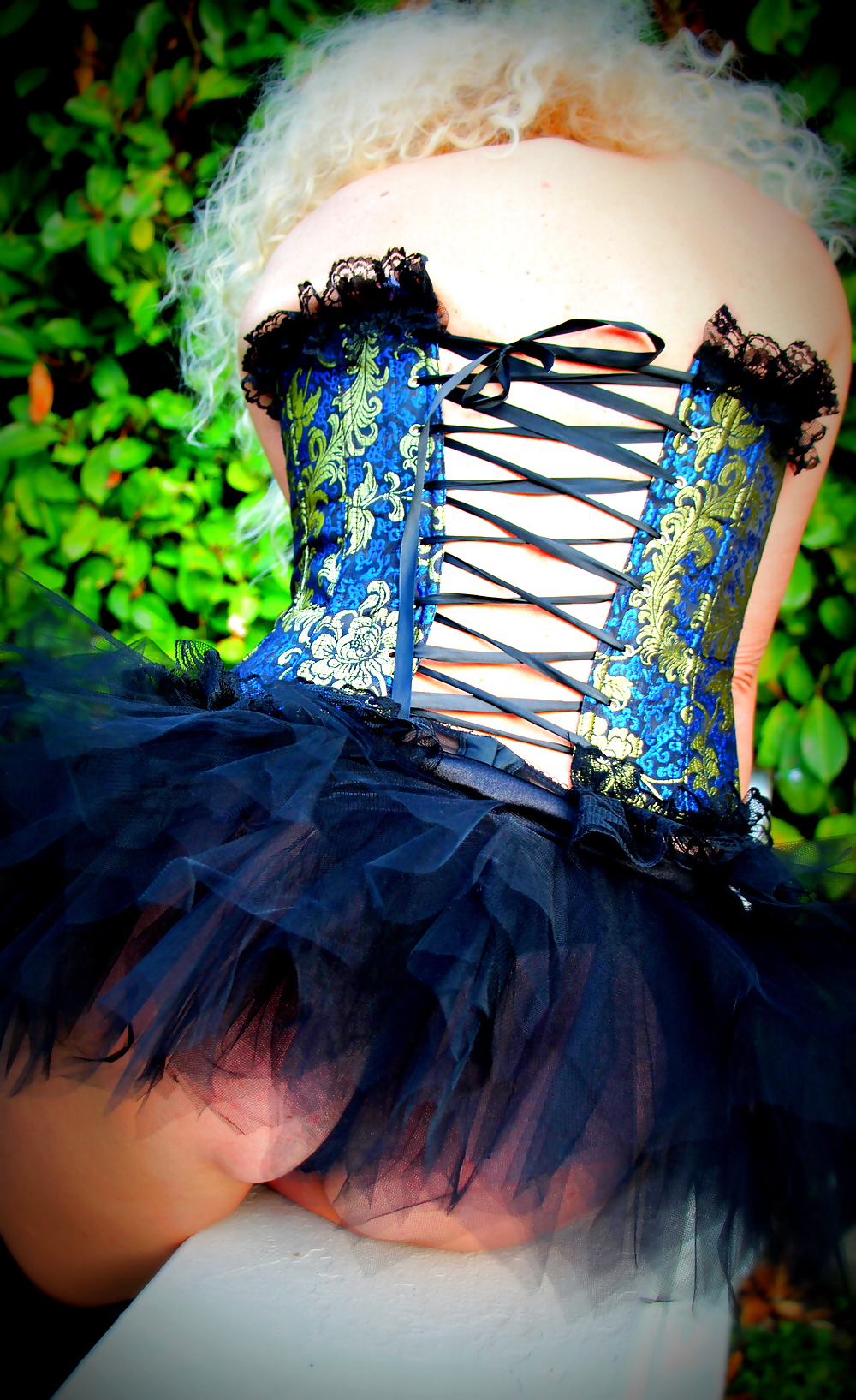 Blue corset #21904957
