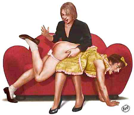 Erotic art of Barbara OToole Female Led Spanking- #21711249