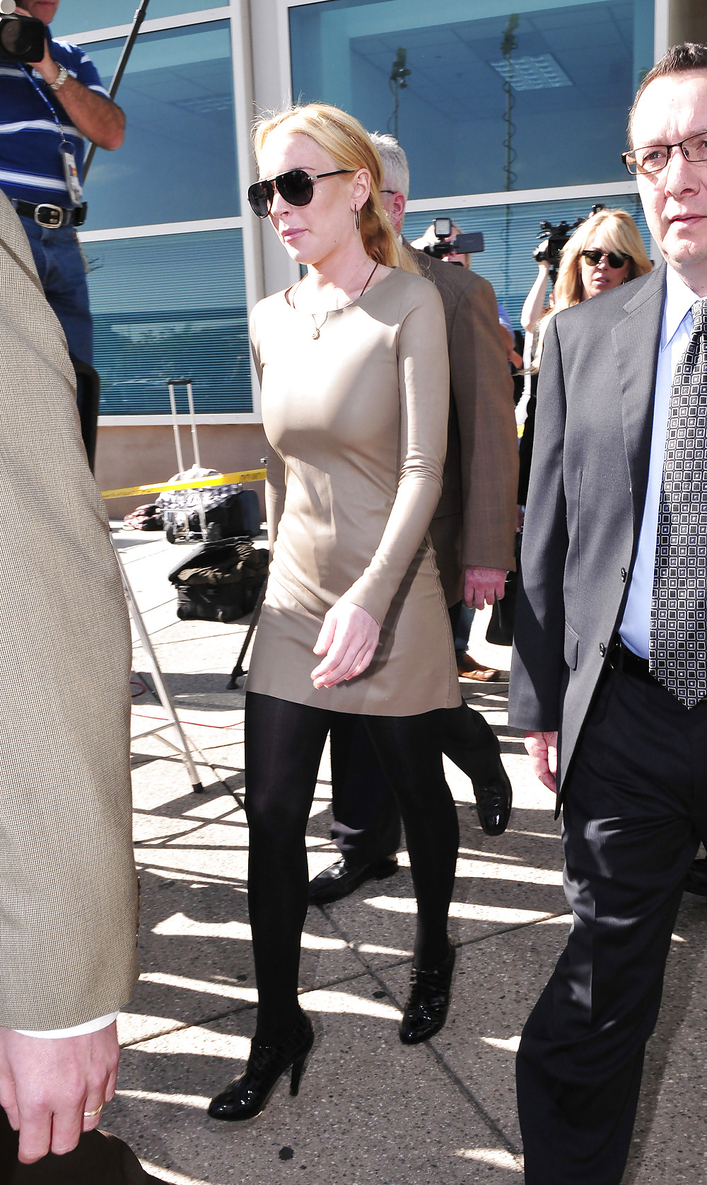 Lindsay Lohan Am Flughafen Gericht In Los Angeles #3040307