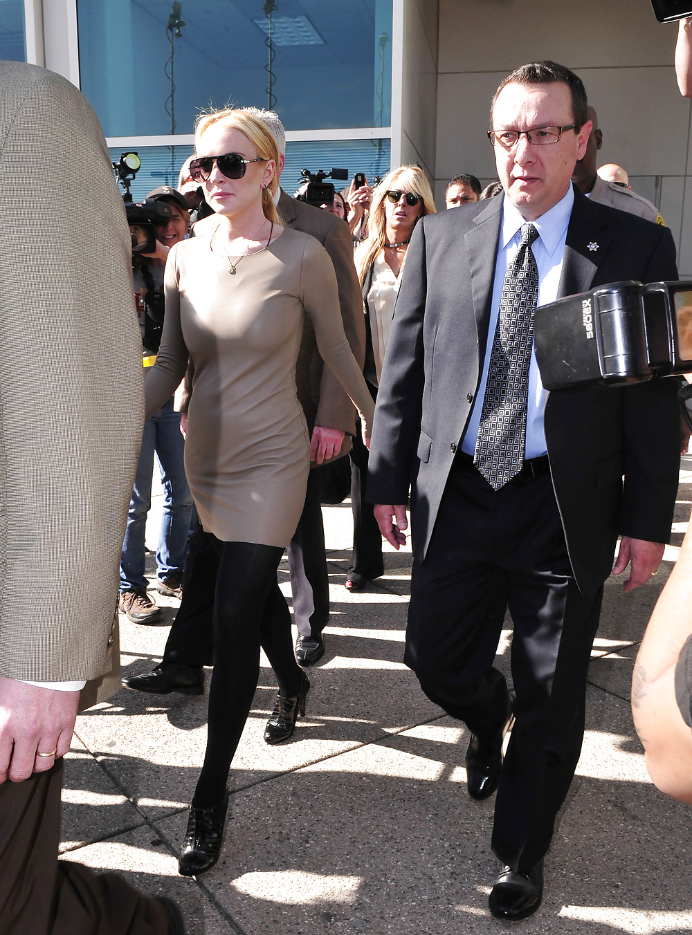 Lindsay Lohan Am Flughafen Gericht In Los Angeles #3040460