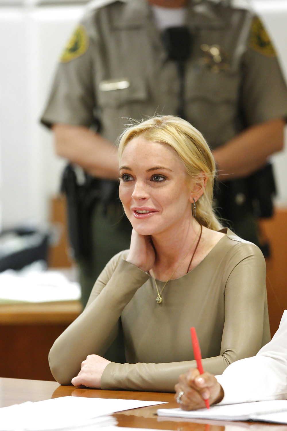 Lindsay Lohan Am Flughafen Gericht In Los Angeles #3040542