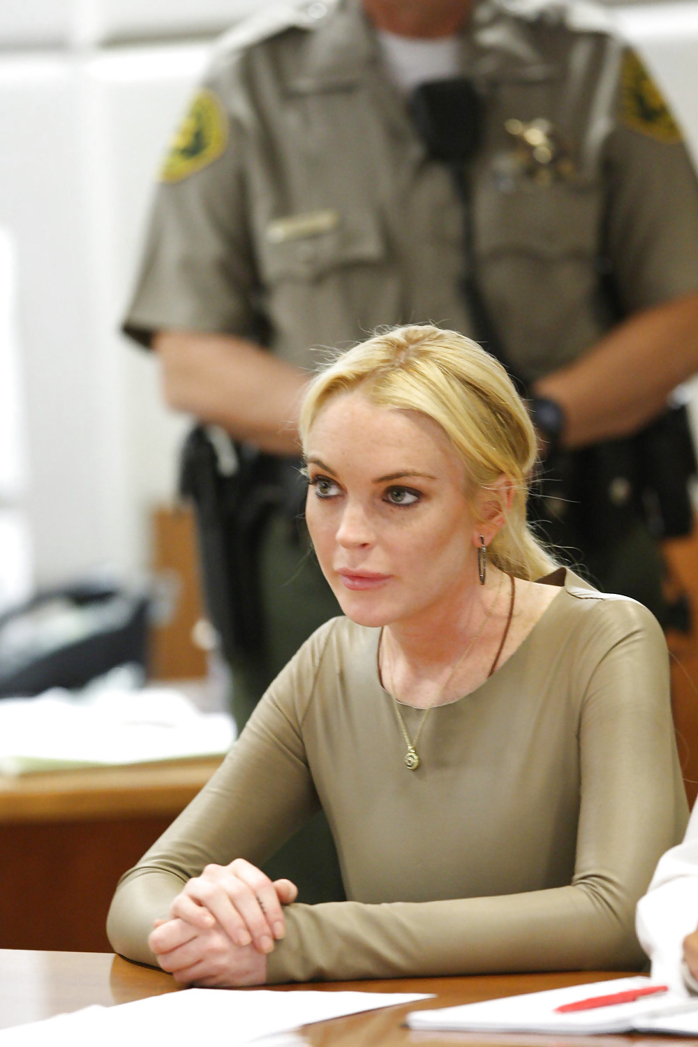 Lindsay Lohan Am Flughafen Gericht In Los Angeles #3040617