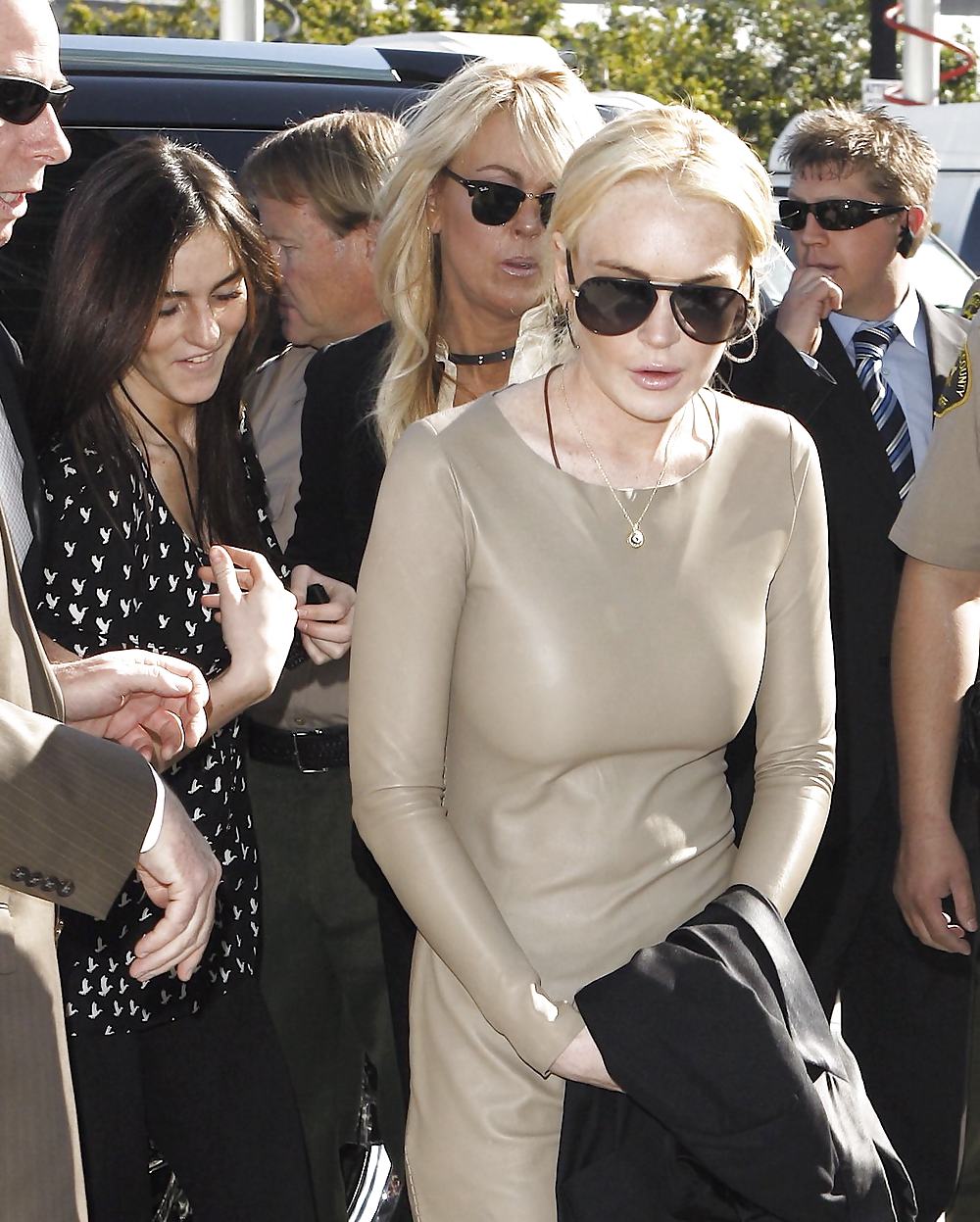 Lindsay Lohan Am Flughafen Gericht In Los Angeles #3040777