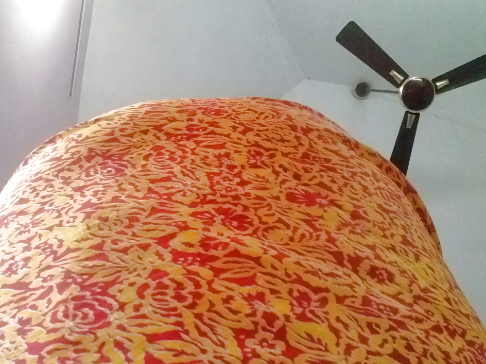Me in saree... Showing off my girly curves and round ass... #22406682