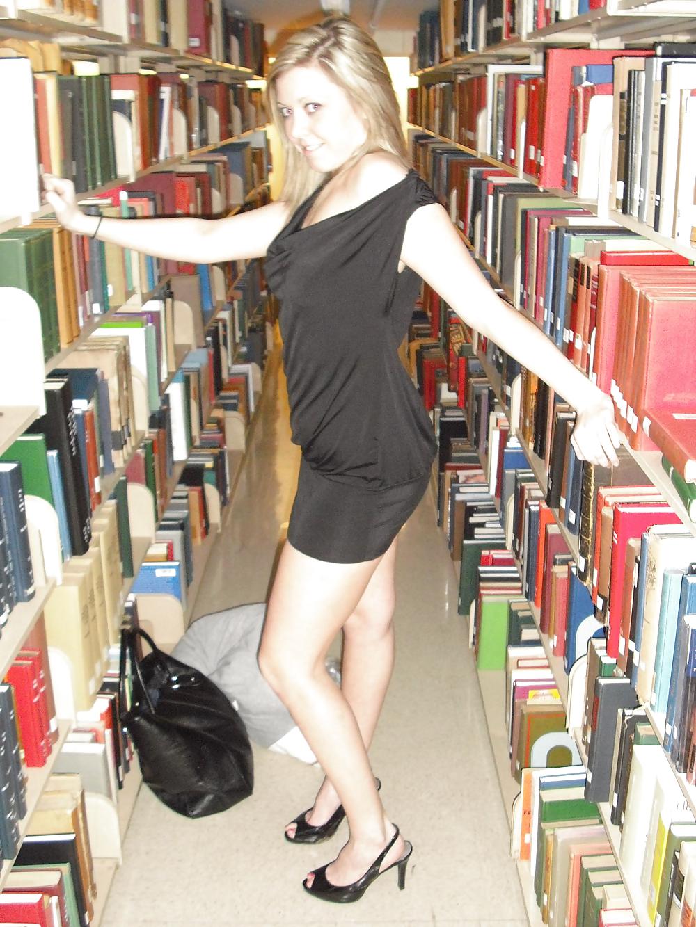 Teen In Public Library #21300841