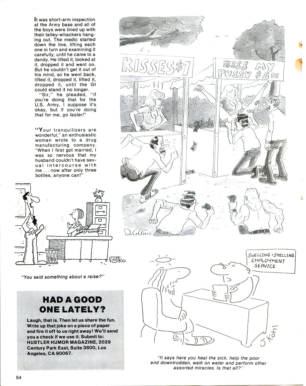 Vintage Zeitschriften Hustler Humor - 1979 #1445625
