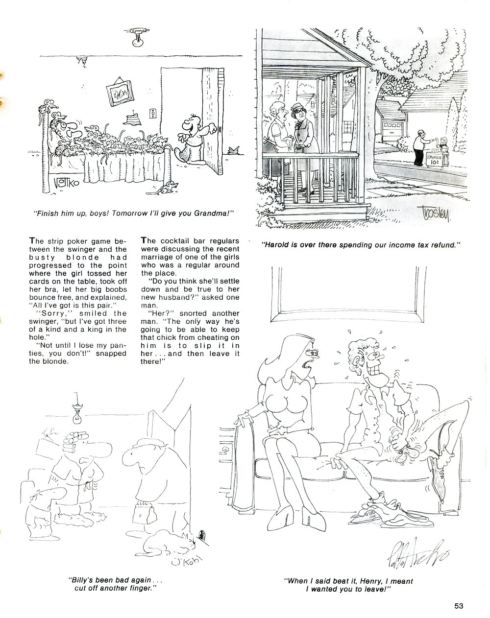 Vintage Zeitschriften Hustler Humor - 1979 #1445741