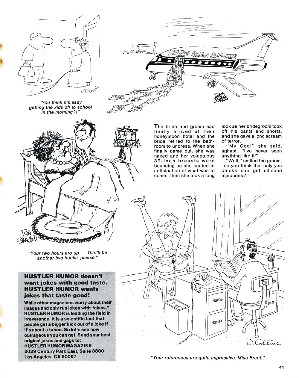 Vintage Zeitschriften Hustler Humor - 1979 #1445949