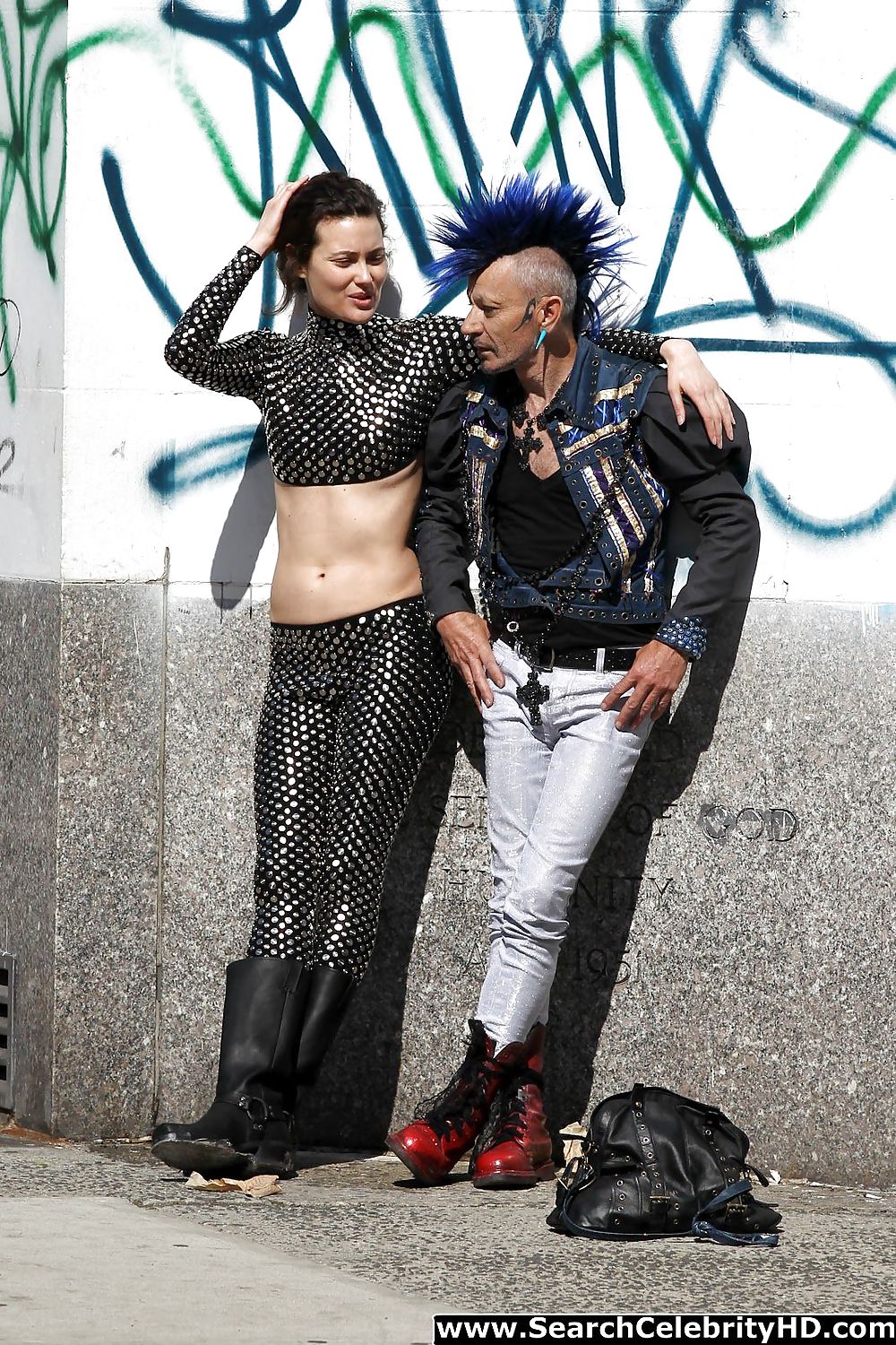 Shalom Harlow Brüste In New York Zu Blinken #13348775