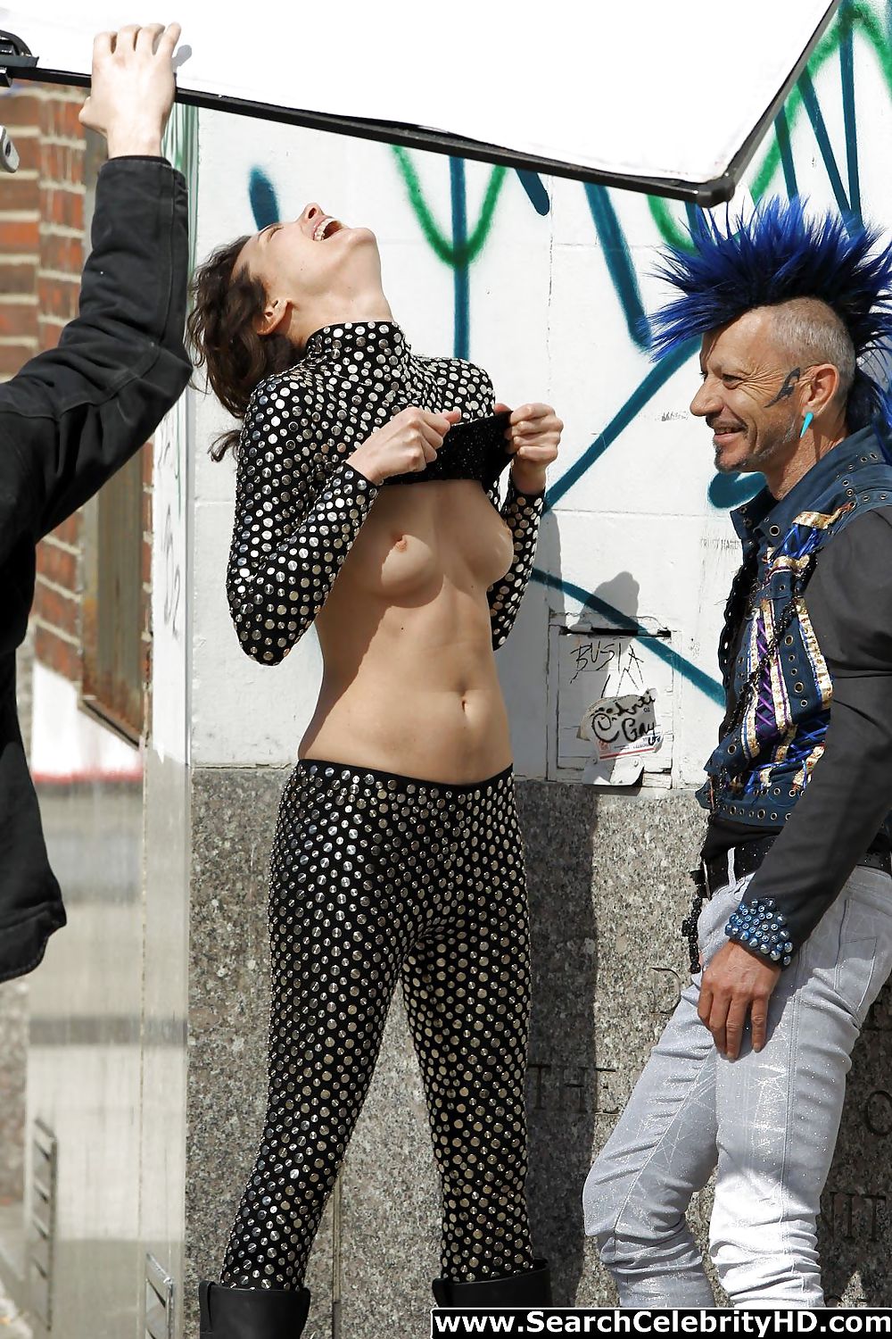 Shalom Harlow Brüste In New York Zu Blinken #13348851